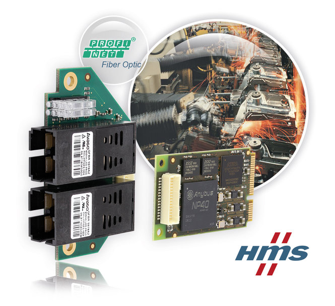 IXXAT INpact PCIe 미니 카드를 이용해 PROFINET IRT 광케이블 상에서 PC와 통신 가능